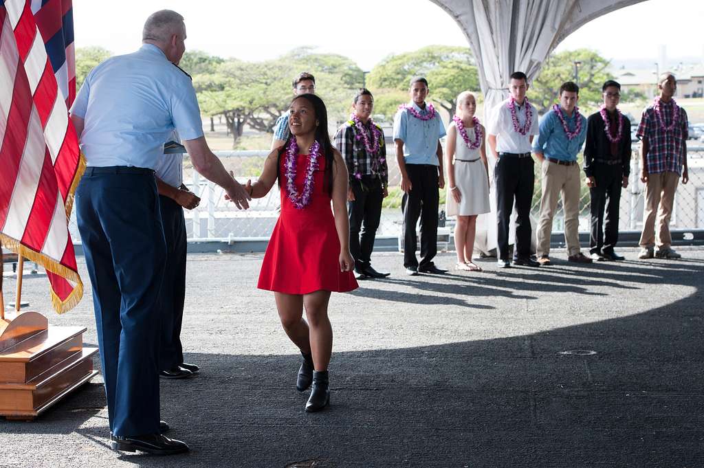 Riel Agustin, U.S. Air Force enlistee and high school PICRYL Public