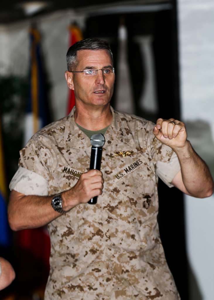 U.S. Marine Corps Brig. Gen. C.J. Mahoney, deputy commander, - PICRYL ...