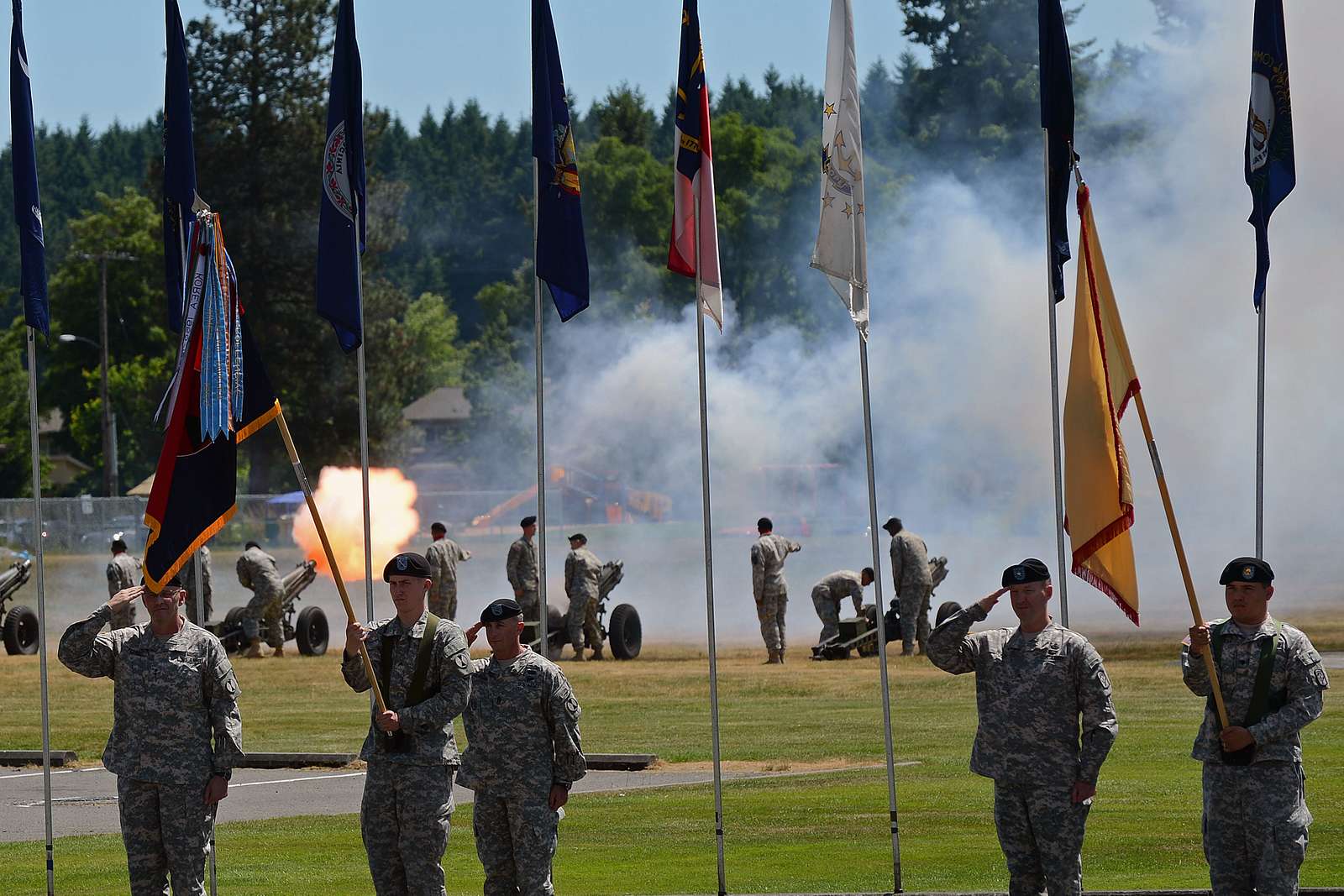 Soldiers From JBLM And A Salute Battery Render Honors - NARA & DVIDS ...