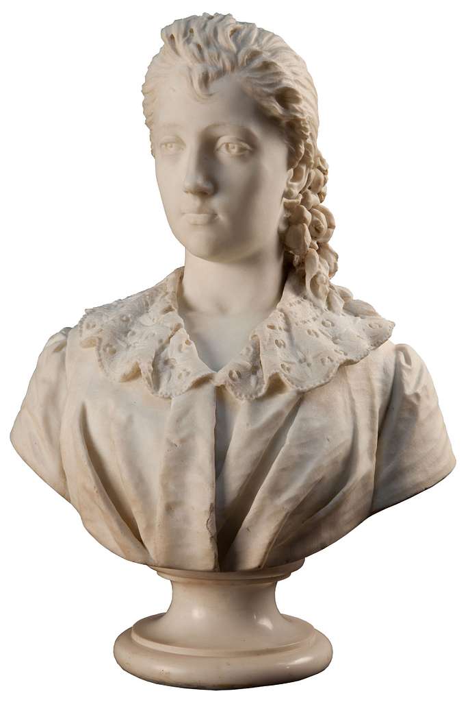 ANTONIO TANTARDINI, BUST OF A WOMAN, 19th and 20th Century Sculpture, Sculpture