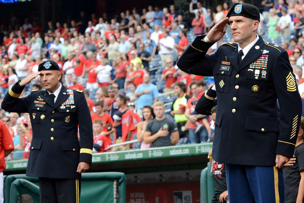 Army Lt. Gen. Joseph Anderson participates in Army Day events