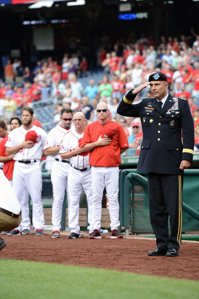 Army Lt. Gen. Joseph Anderson participates in Army Day events