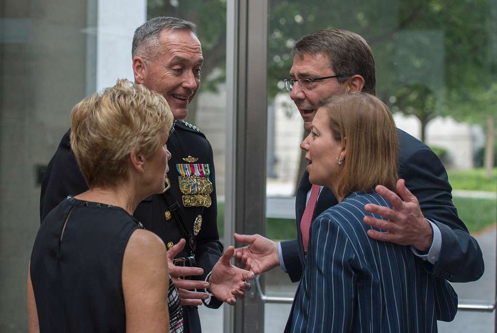 Secretary Of Defense Ash Carter And His Wife Stephanie Nara And Dvids