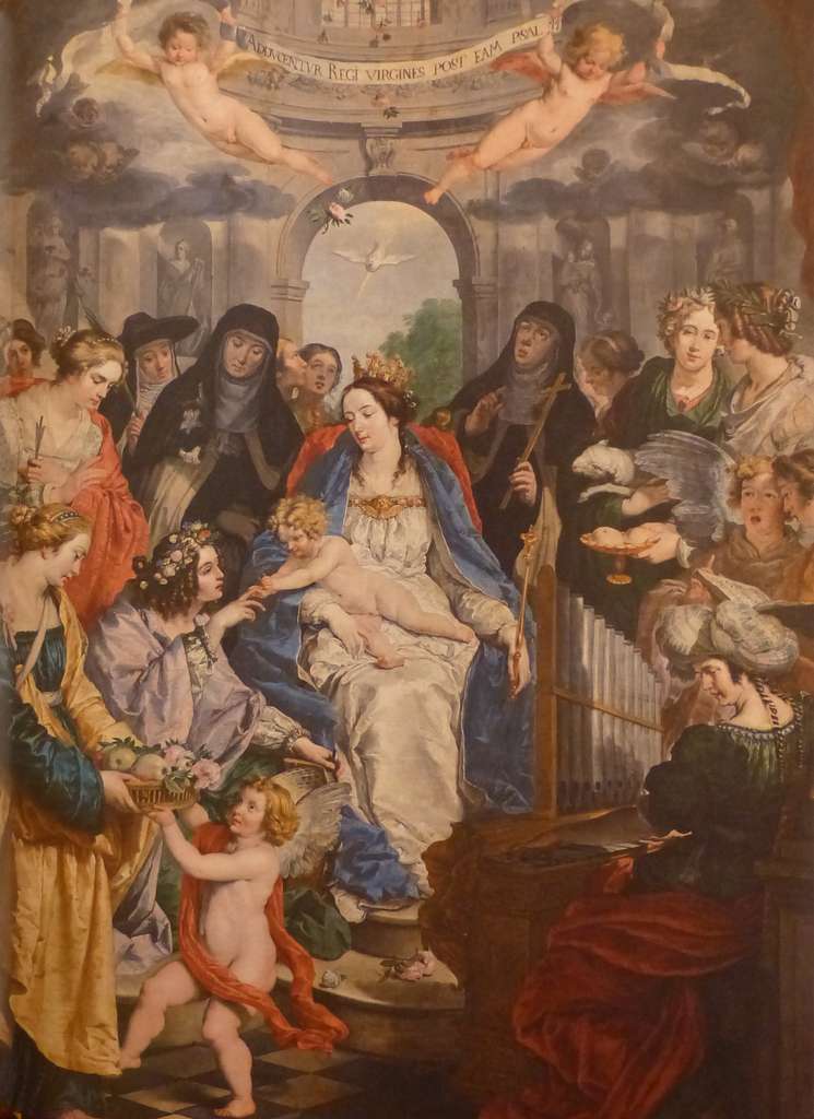 Abraham Janssens - La Vierge Parmi Les Vierges - PICRYL Public Domain ...