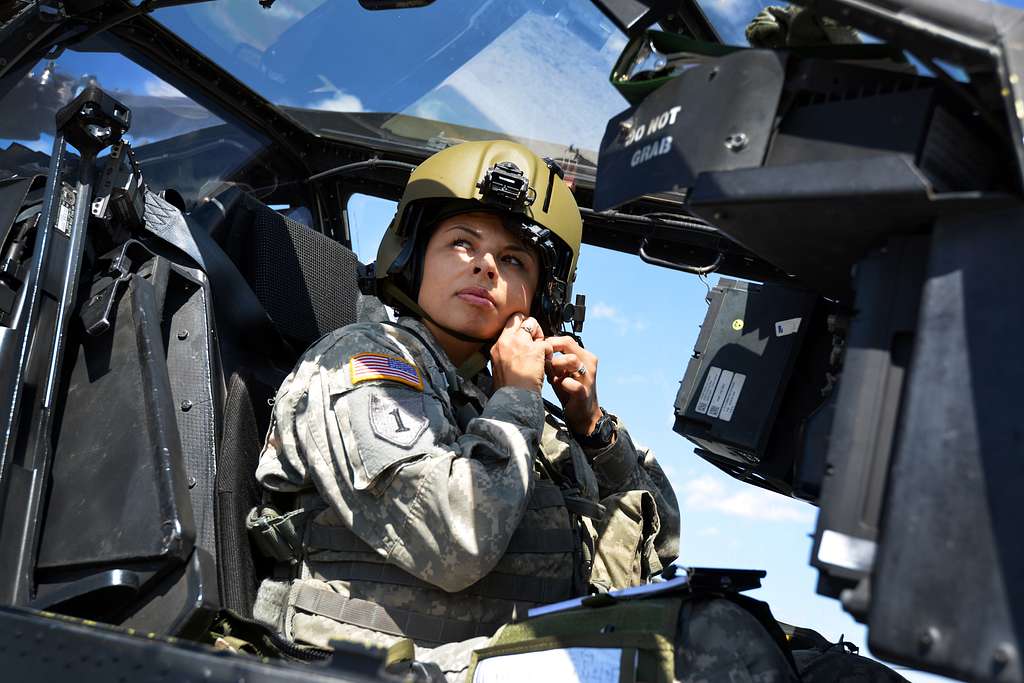 U.S. Army Capt. Erika Vaske, a pilot with 2nd Battalion, - PICRYL ...