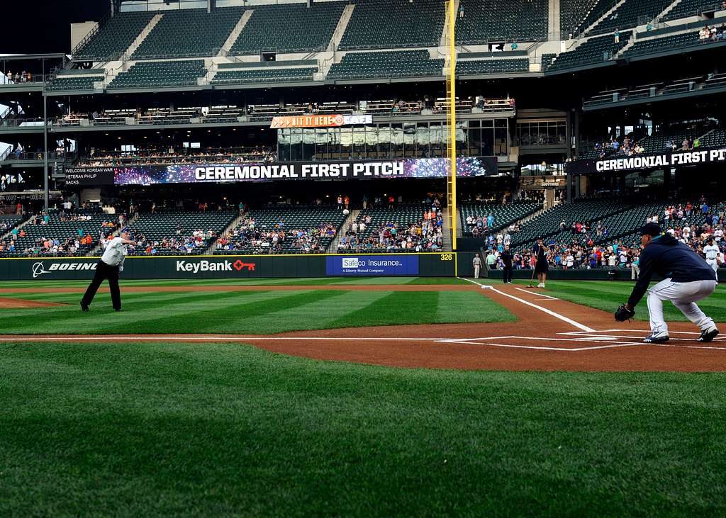 DVIDS - Images - CMC Throws First Pitch at Washington Nationals