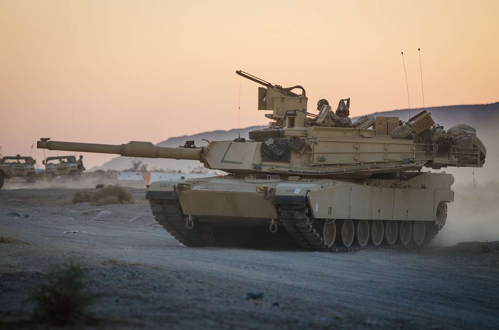 An Oregon Army National Guard M1A2 Abrams Tank from - PICRYL Public ...