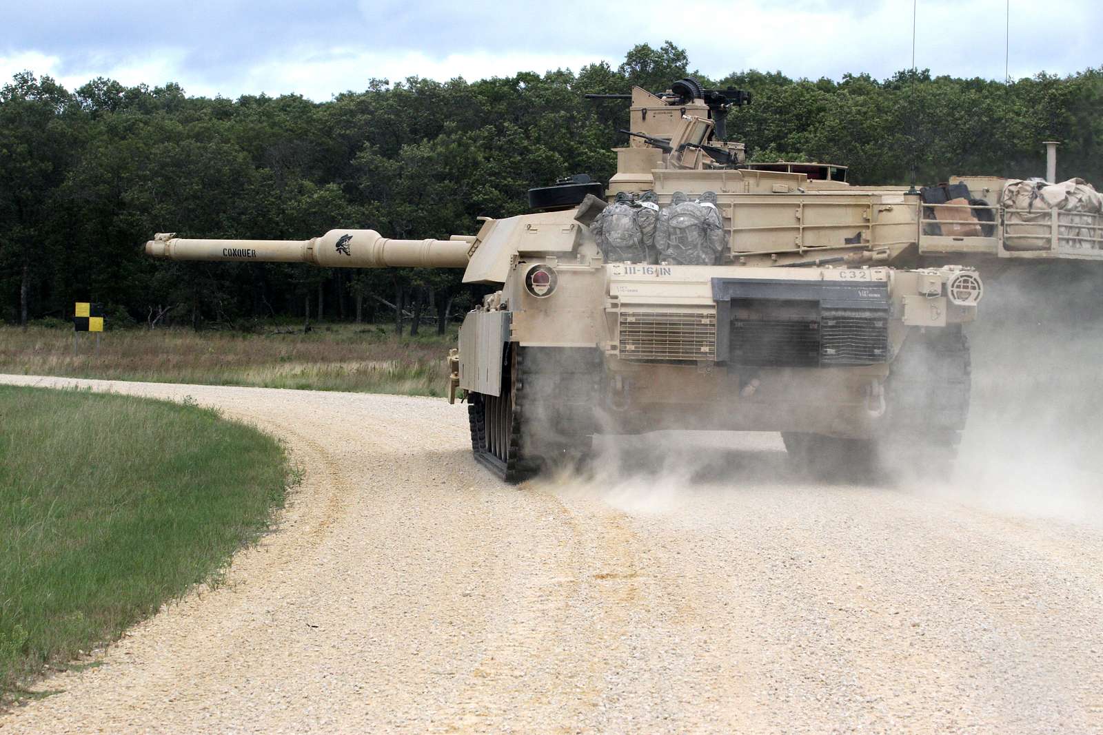 A M1A2 Abrams Main Battle Tank Assigned To The 1st - NARA & DVIDS ...