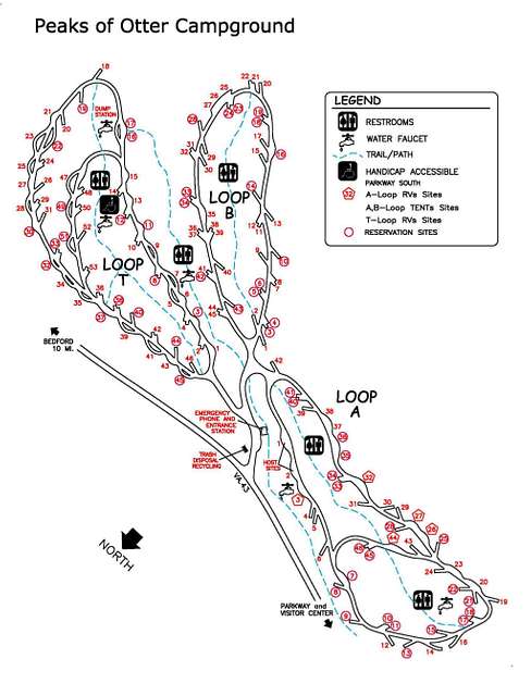 NPS blue-ridge-parkway-peaks-of-otter-campground-map - PICRYL Public ...