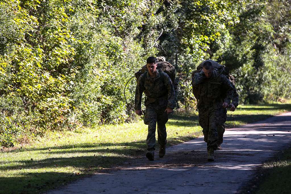 Marine Candidates With The Scout Sniper Screening Platoon, - NARA ...