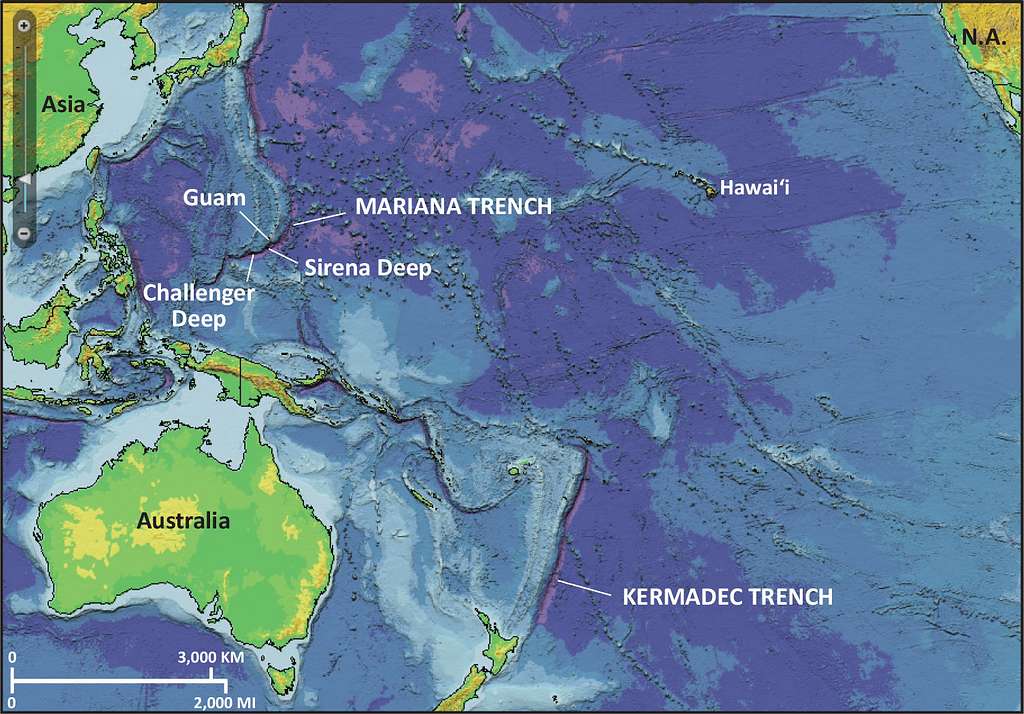 A map of the Western Paciﬁc Ocean showing the location - NARA & DVIDS ...