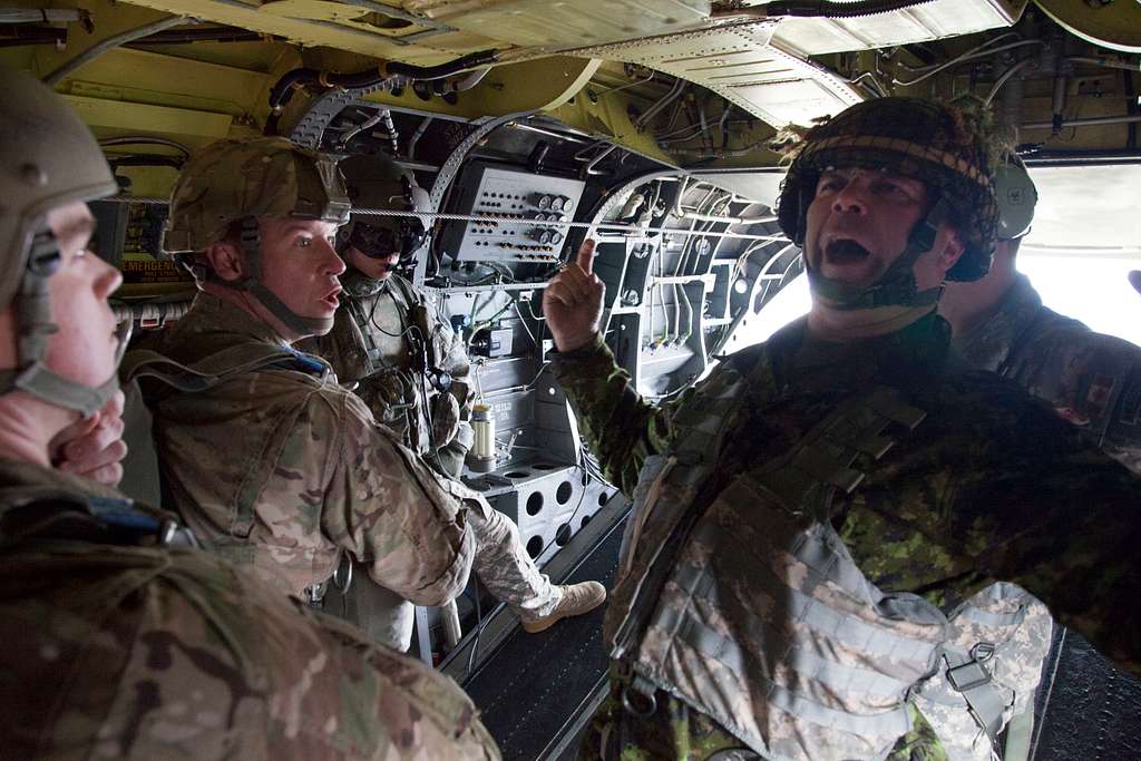 Canadian Armed Forces Warrant Officer Mike Dwyer conducts - PICRYL ...