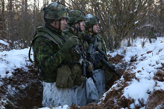 Canadian soldiers of 3rd Battalion, Royal 22nd Regiment, - PICRYL ...