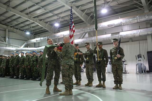 Sgt. Maj. Paul Costa, Left, Sergeant Major Of 3rd Battalion, - Picryl 