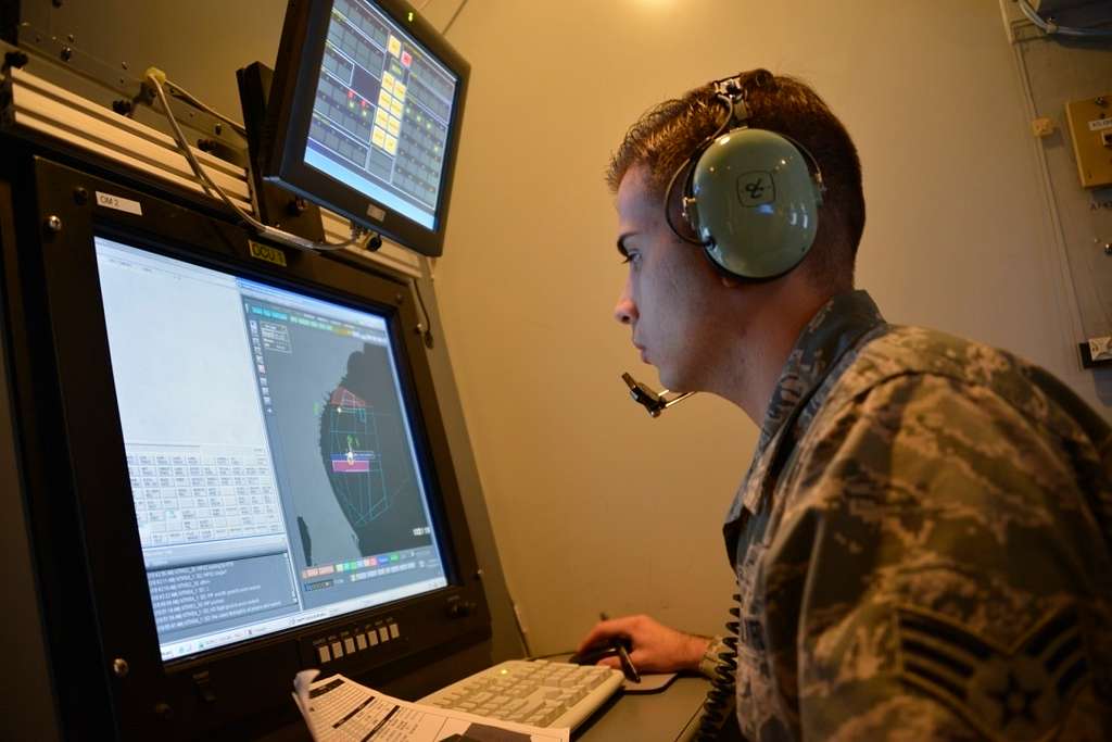 A surveillance technician from the 117th Air Control NARA DVIDS