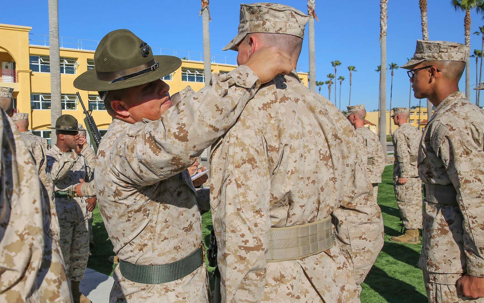 A drill instructor of India Company, 3rd Recruit Training - NARA ...