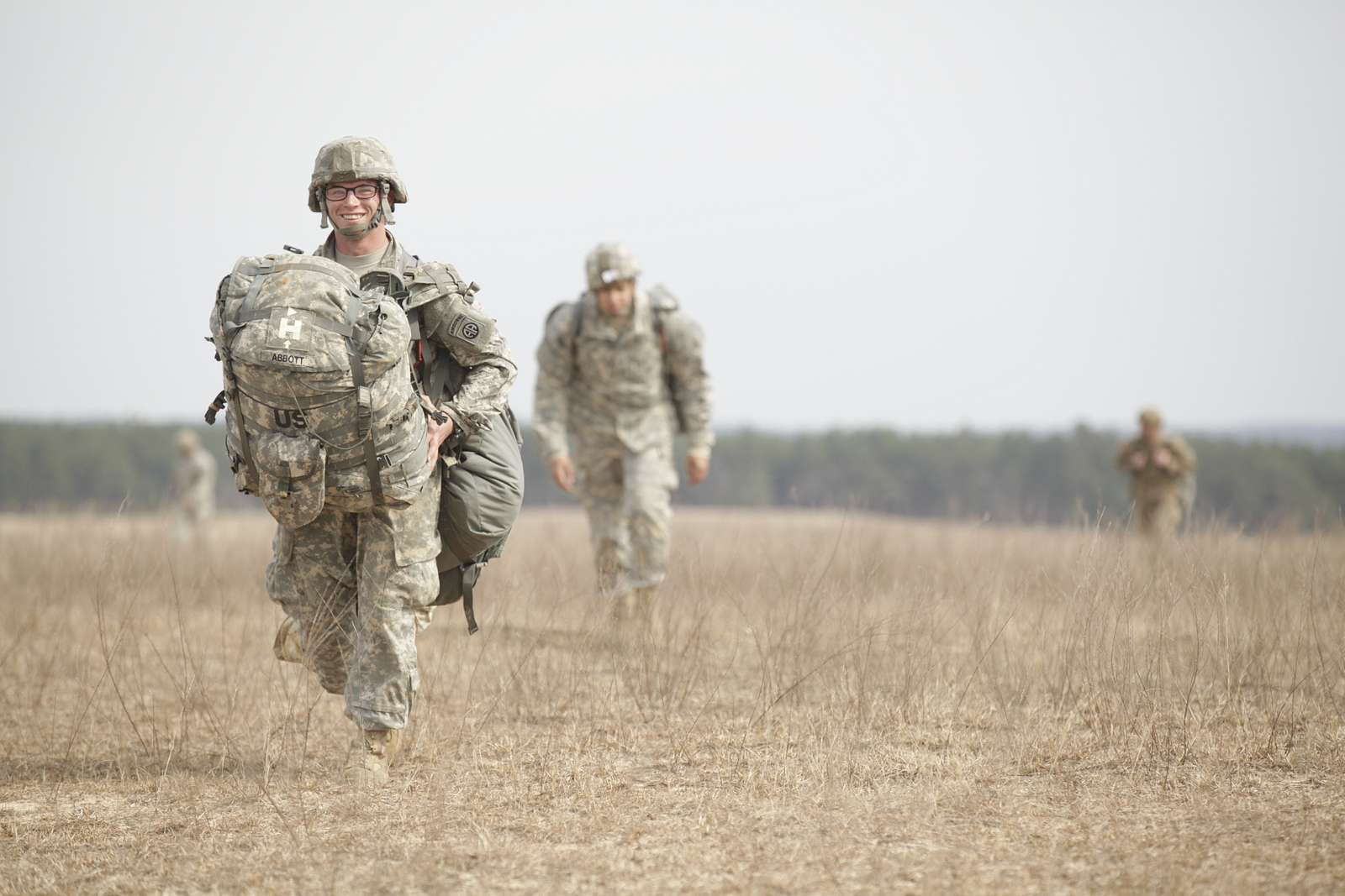 Paratroopers With 82nd Airborne Division Walk Off Of Nara And Dvids Public Domain Archive Public