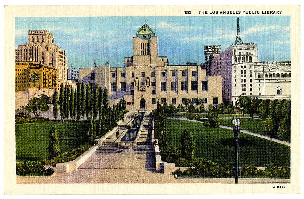 Los Angeles California Whites On Stop Service Vintage Postcard K37244