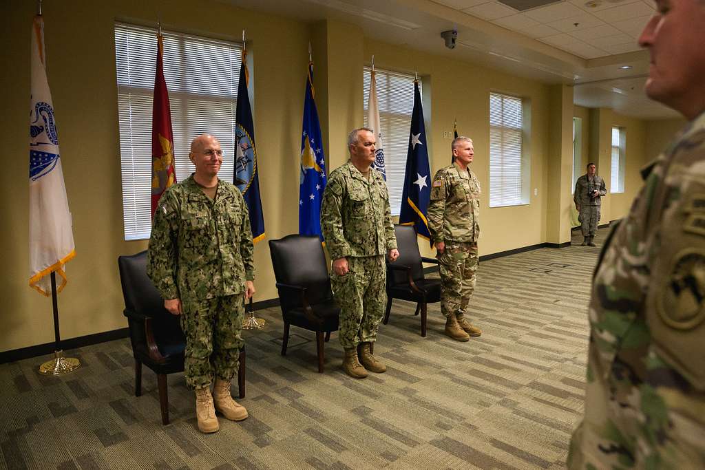 U.S. Navy Rear Adm. Collin P. Green is pictured (center) - NARA & DVIDS ...