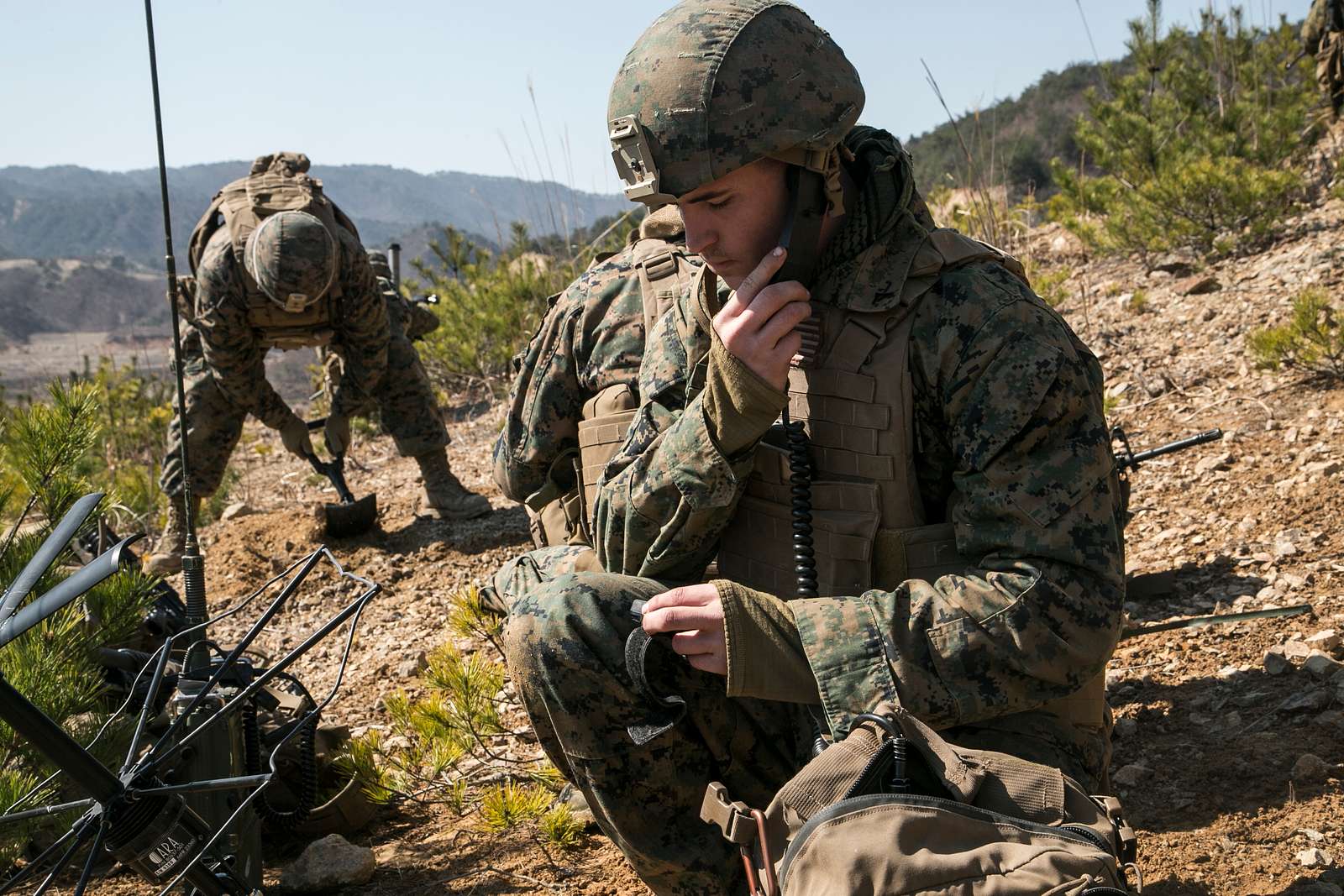 U.S. Marine Lance Cpl. Andrew Straughan with Victor - NARA & DVIDS ...