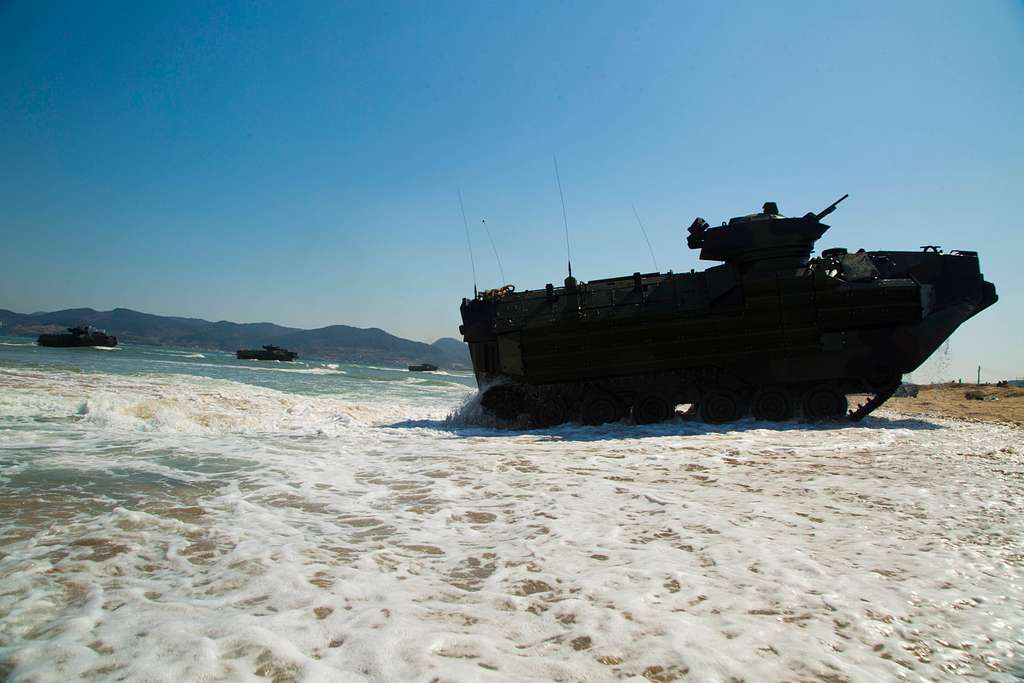 An AAV-P7/A1 Amphibious Assault Vehicle with Alpha - NARA & DVIDS ...