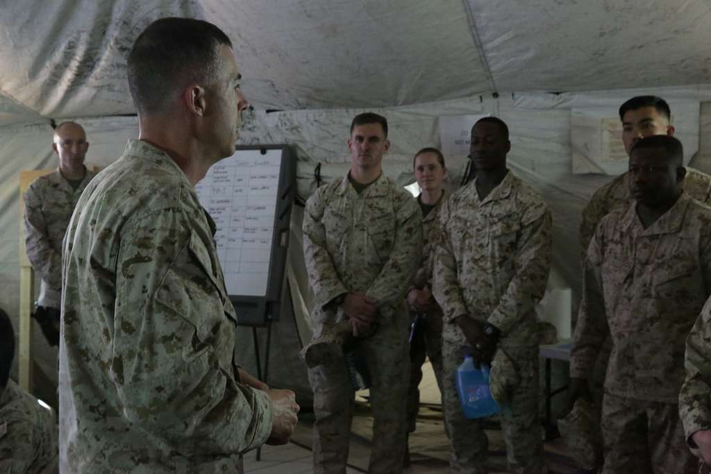 U.S. Marine Corps Lt. Col. John Flynn, Commanding Officer, - PICRYL ...