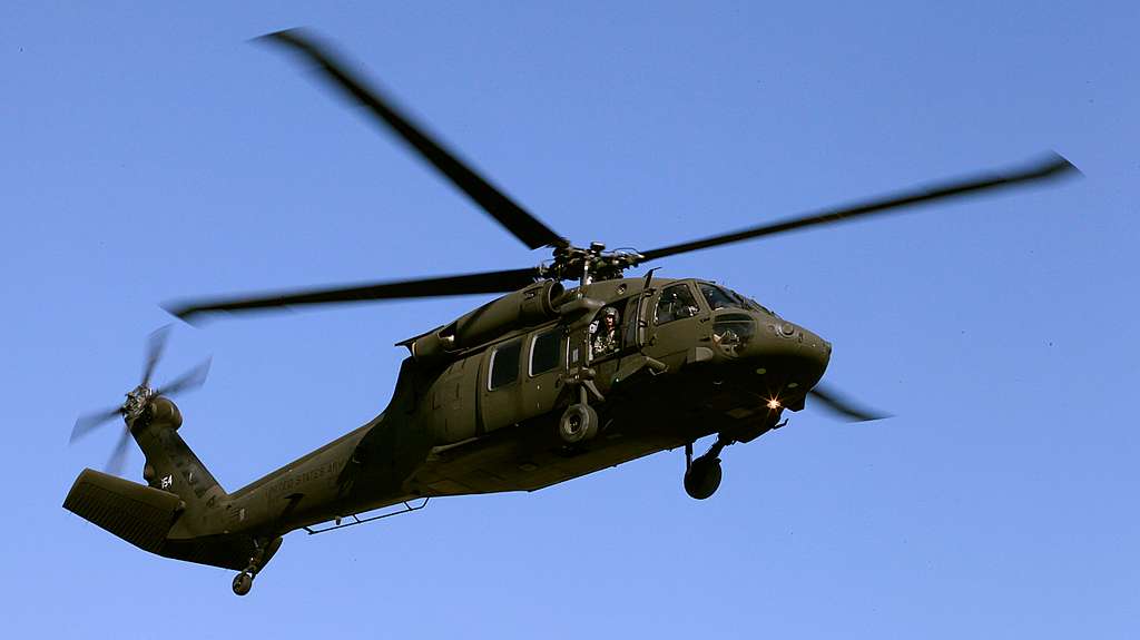 NAVAL ANNEX STUMP NECK, Md.– A UH-60 Blackhawk helicopter - NARA ...