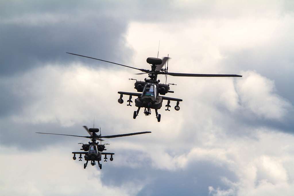 New Jersey Army National Guard helicopter crew chiefs assigned to the 1st  Battalion, 150th Aviation Regiment