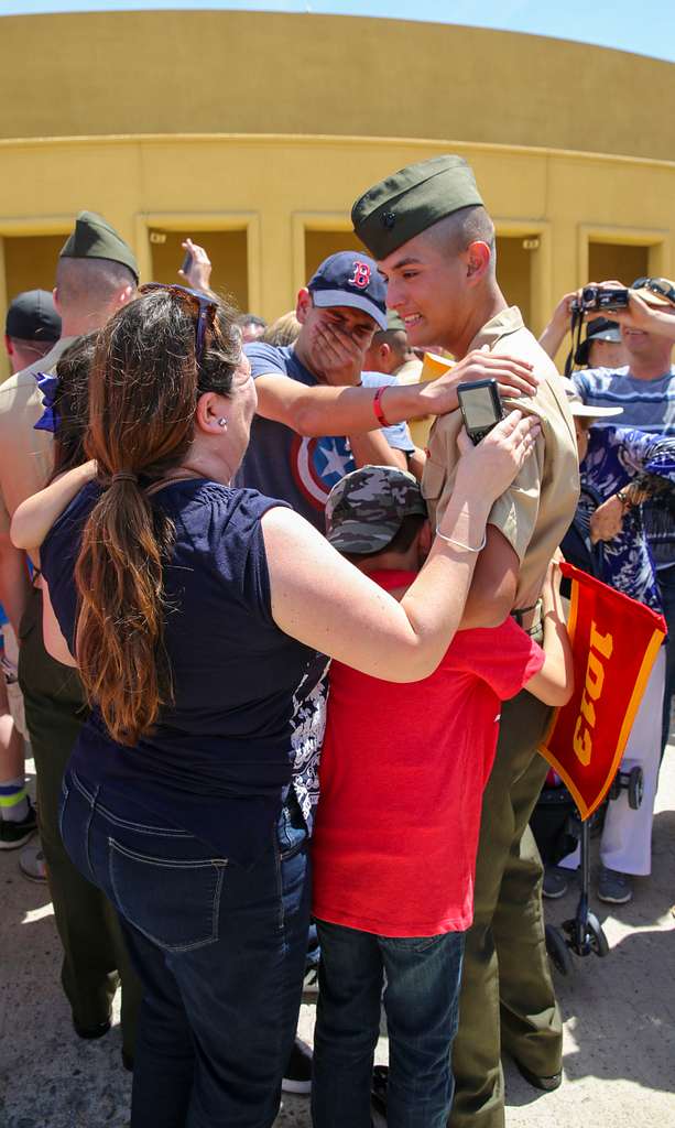 A Marine from Alpha Company, 1st Recruit Training Battalion, - NARA ...