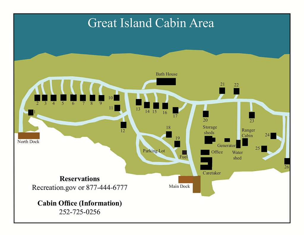 NPS great-island-cabin-area-map - PICRYL Public Domain Search