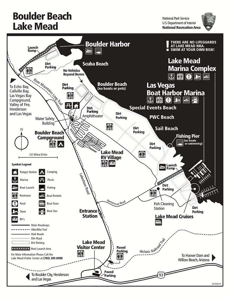 NPS lake-mead-boulder-beach-map - PICRYL Public Domain Search