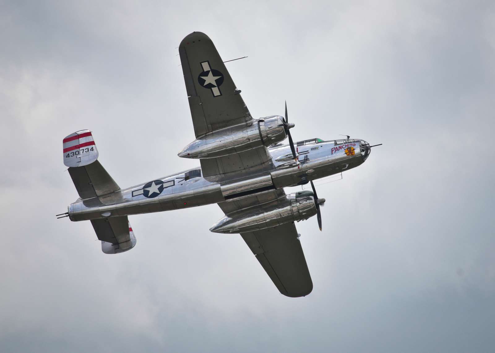 A B-25J Mitchell, "Panchito," Flies Over The Airfield - NARA & DVIDS ...