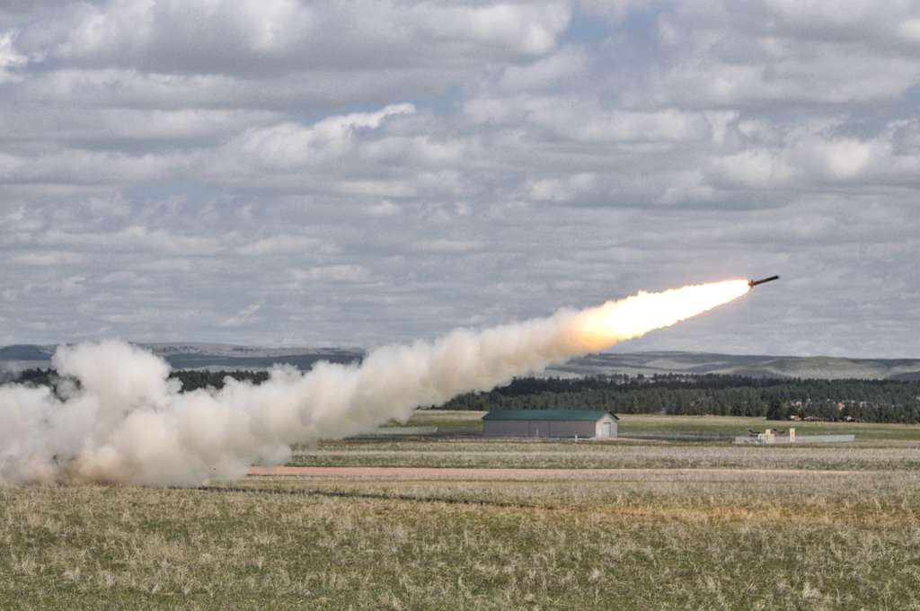 A High Mobility Artillery Rocket System (HIMARS) from - NARA & DVIDS ...