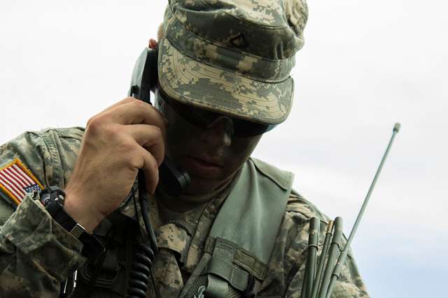 A Cavalry Scout With Troop C, 1st Squadron, 105th Cavalry, - PICRYL ...