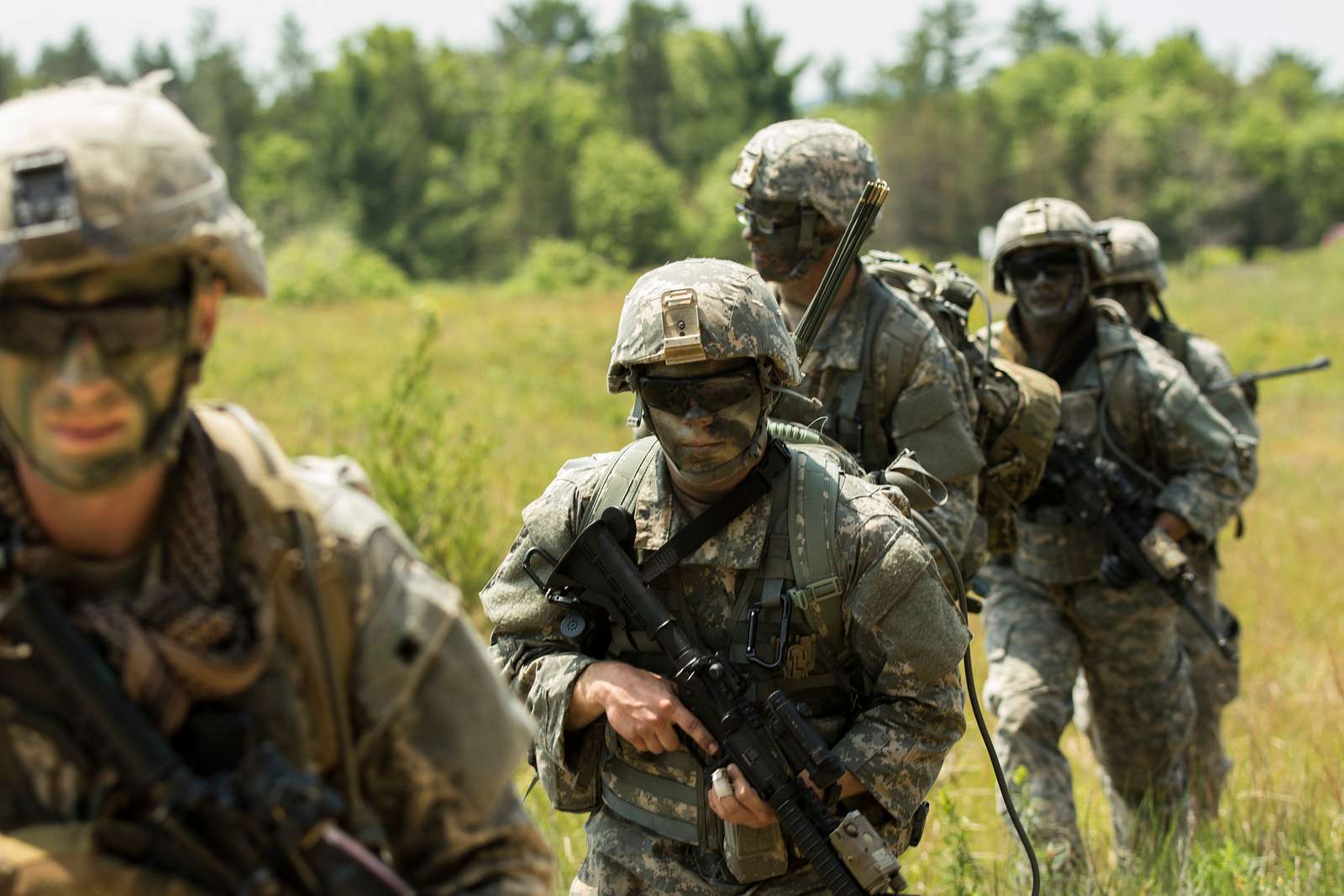 Cavalry Scouts With Troop C, 1st Squadron, 105th Cavalry, - NARA ...