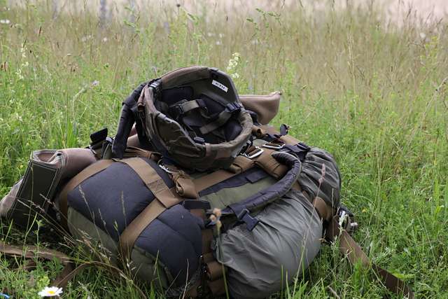 A French soldier's parachute of 3rd Marine Infantry - NARA & DVIDS ...