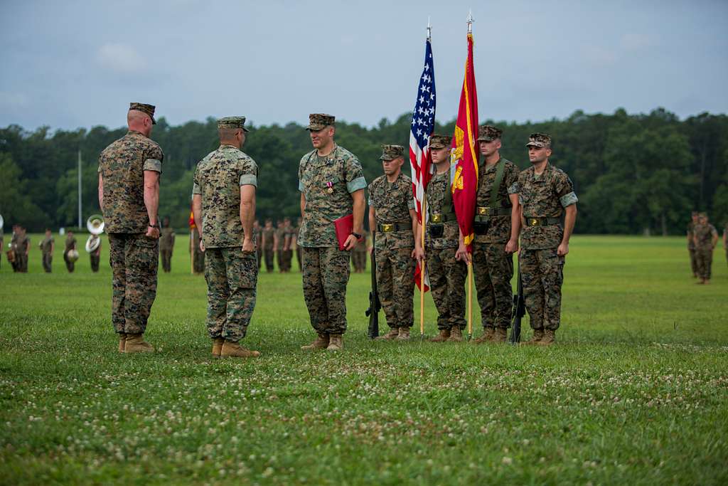 U.S. Marine Corps Col. Steven M. Wolf, second from - PICRYL Public ...