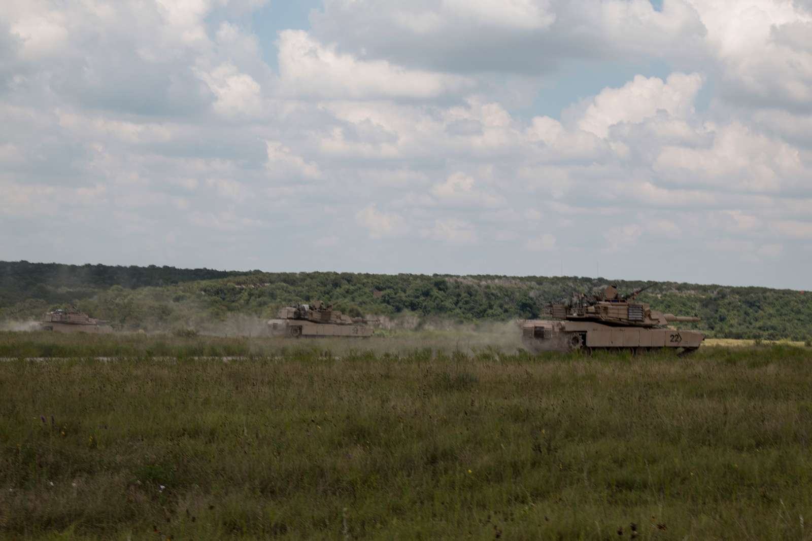 Three M1A2 Abrams Tank Crews From Company B, 3rd Battalion, - NARA ...