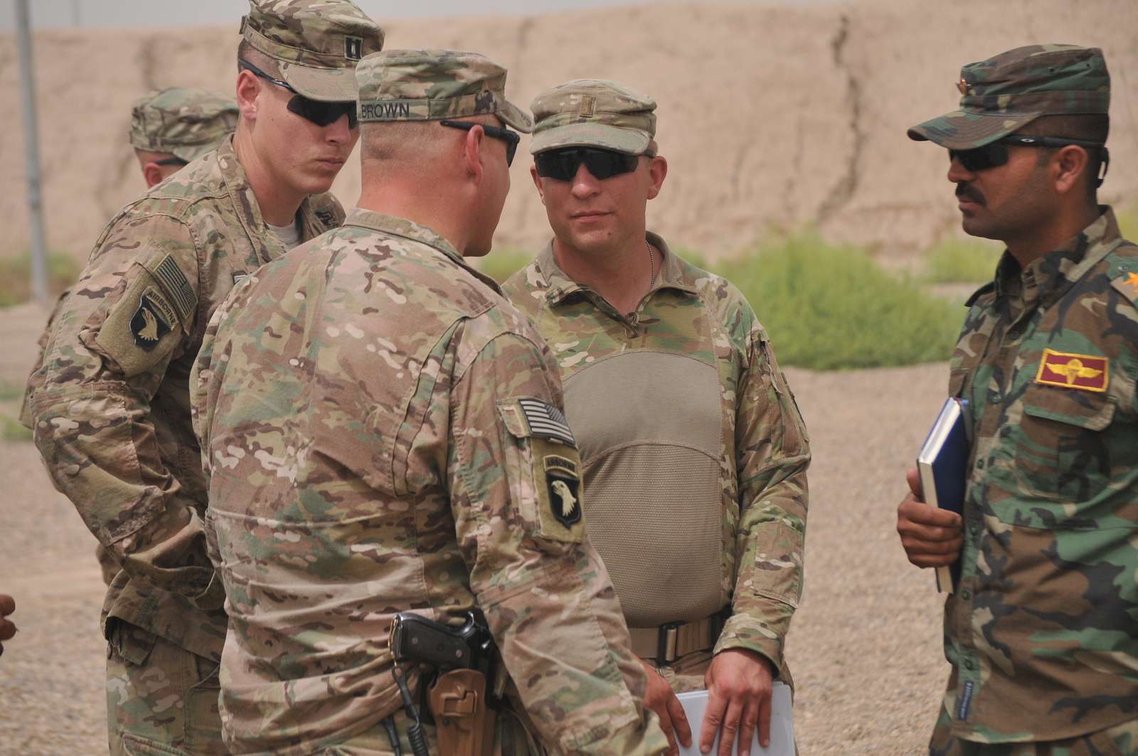 From left, U.S. Army Capt. Peter Jacobs, commander - NARA & DVIDS ...