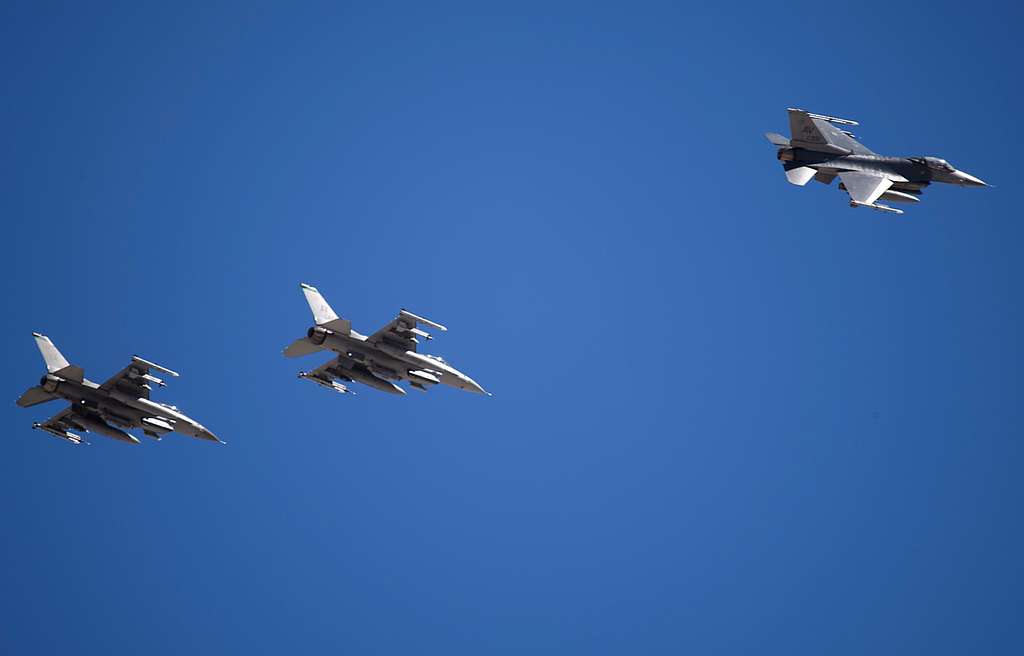 F-16 Fighting Falcons from Aviano Air Base's 555th - NARA & DVIDS ...