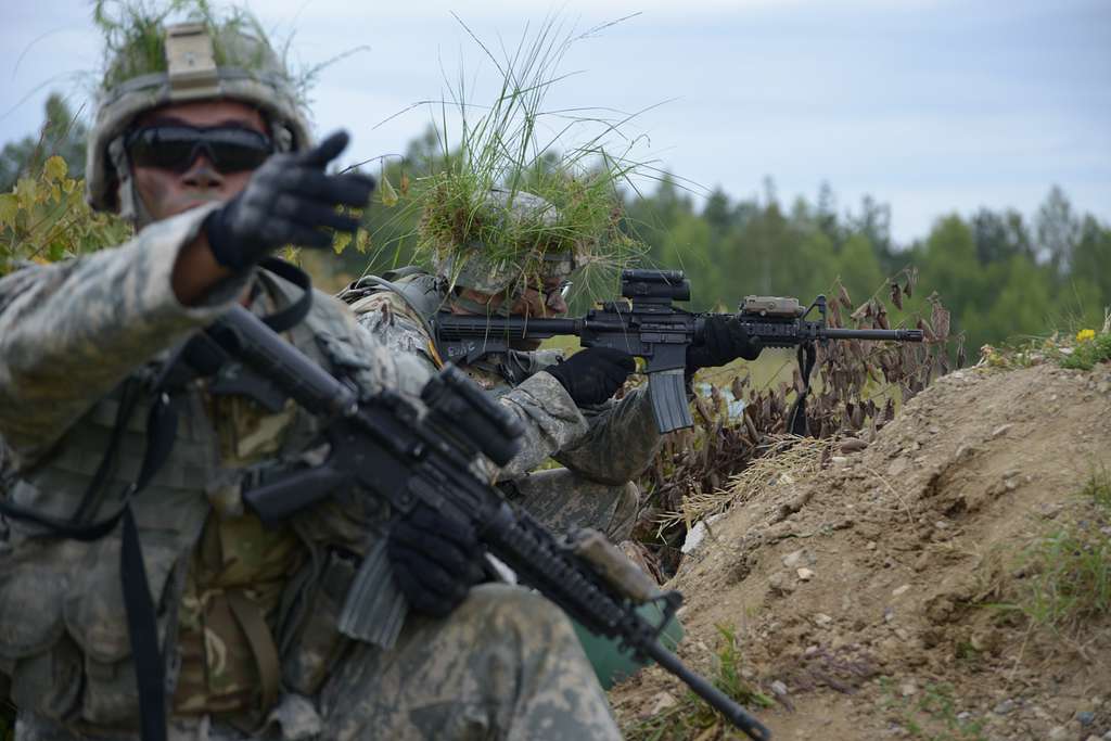 U.S. Military Academy cadets engage targets as part - PICRYL Public ...