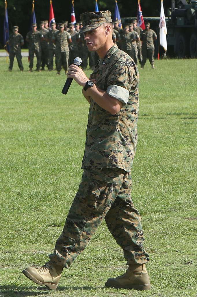 U.S. Marine Corps Col. Brian Wolford Commanding Officer NARA