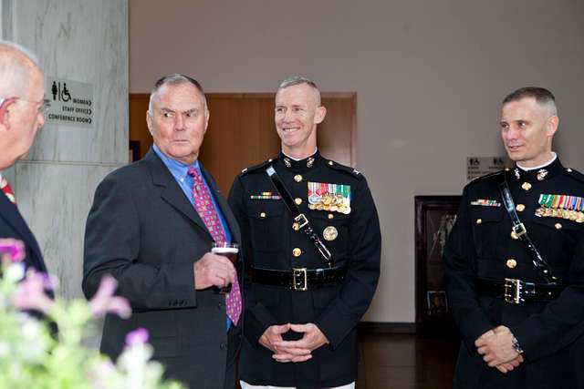 From left, retired U.S. Marine Corps Lt. Col. Jack - PICRYL Public ...