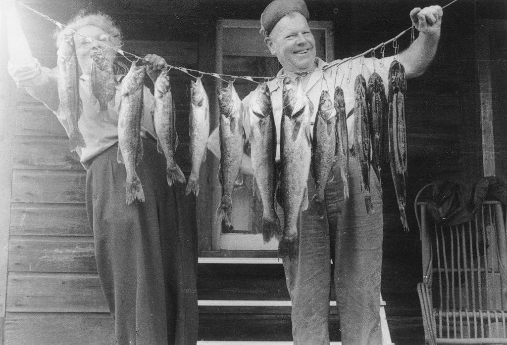 Two young boys show off their catched fish - PICRYL - Public Domain Media  Search Engine Public Domain Search