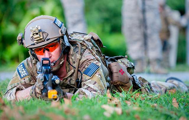 A deployed aircraft ground response element Airman - NARA & DVIDS ...