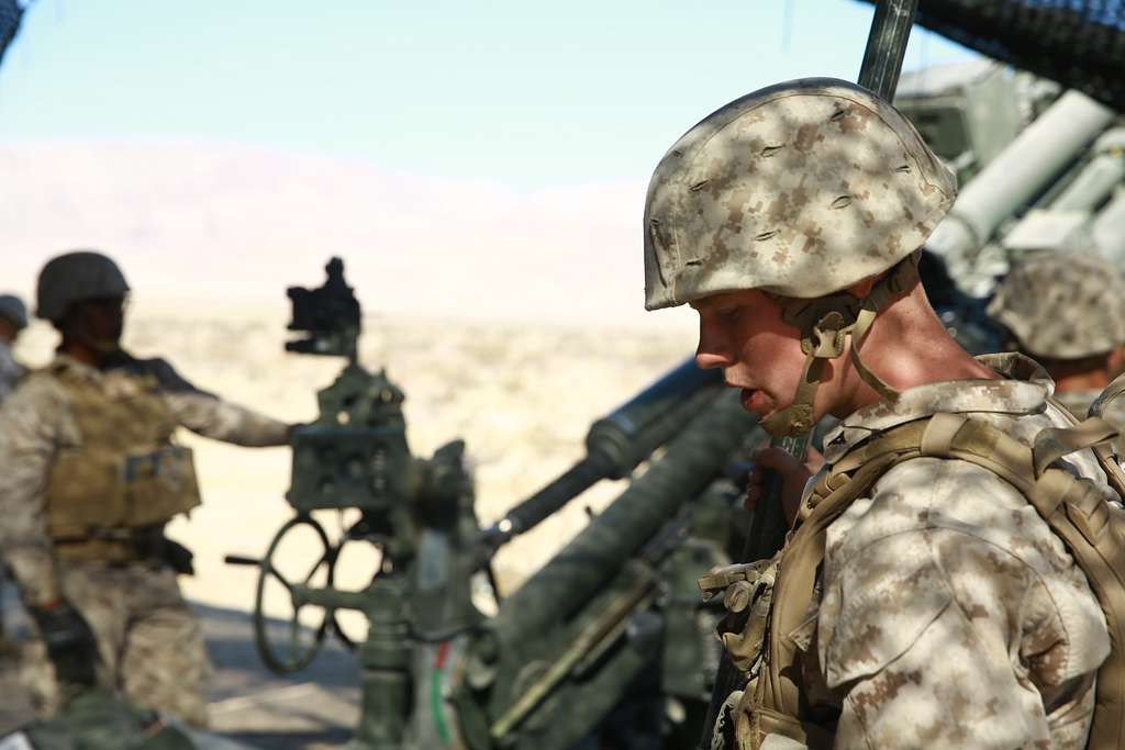 A Marine with Battery I, 3rd Battalion, 12th Marine - PICRYL Public ...