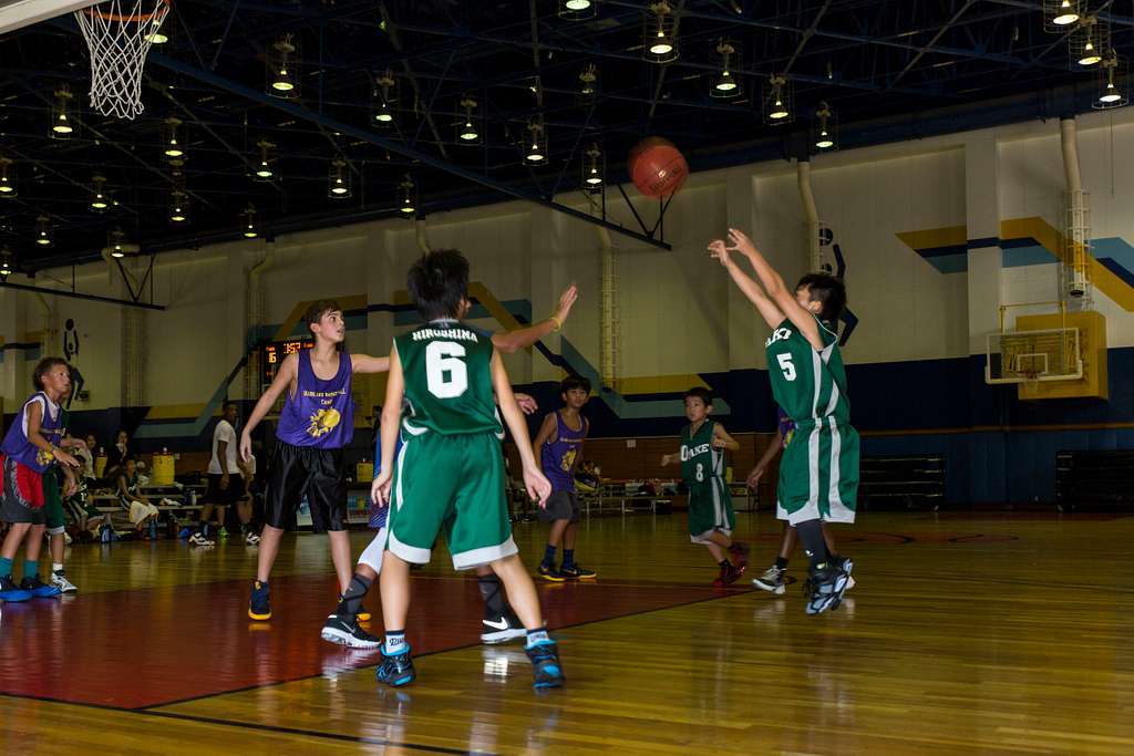 DVIDS - Images - Japanese and American students hoop for