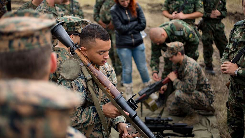 DVIDS - Images - Players from the Atlanta Falcons visit Soldiers in Romania  [Image 1 of 6]