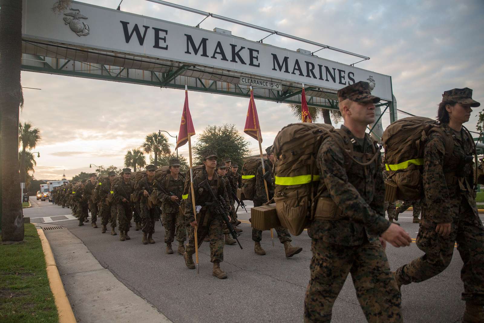 Recruits Of Kilo Company, 3rd Recruit Training Battalion, - NARA ...