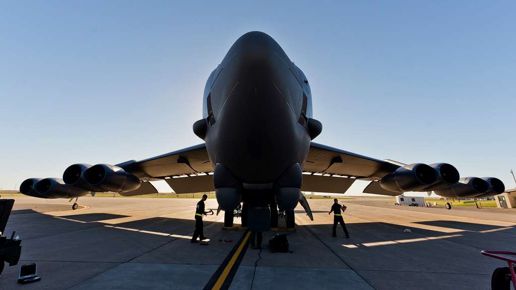 The B-52H Stratofortress Ghost Rider Sits In The Alternate - NARA ...